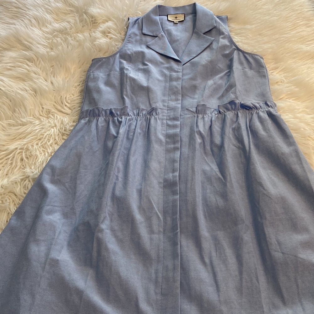 TUCKERNUCK Sleeveless Blue Button-Up Dress size M BNWOT - Picture 10 of 14